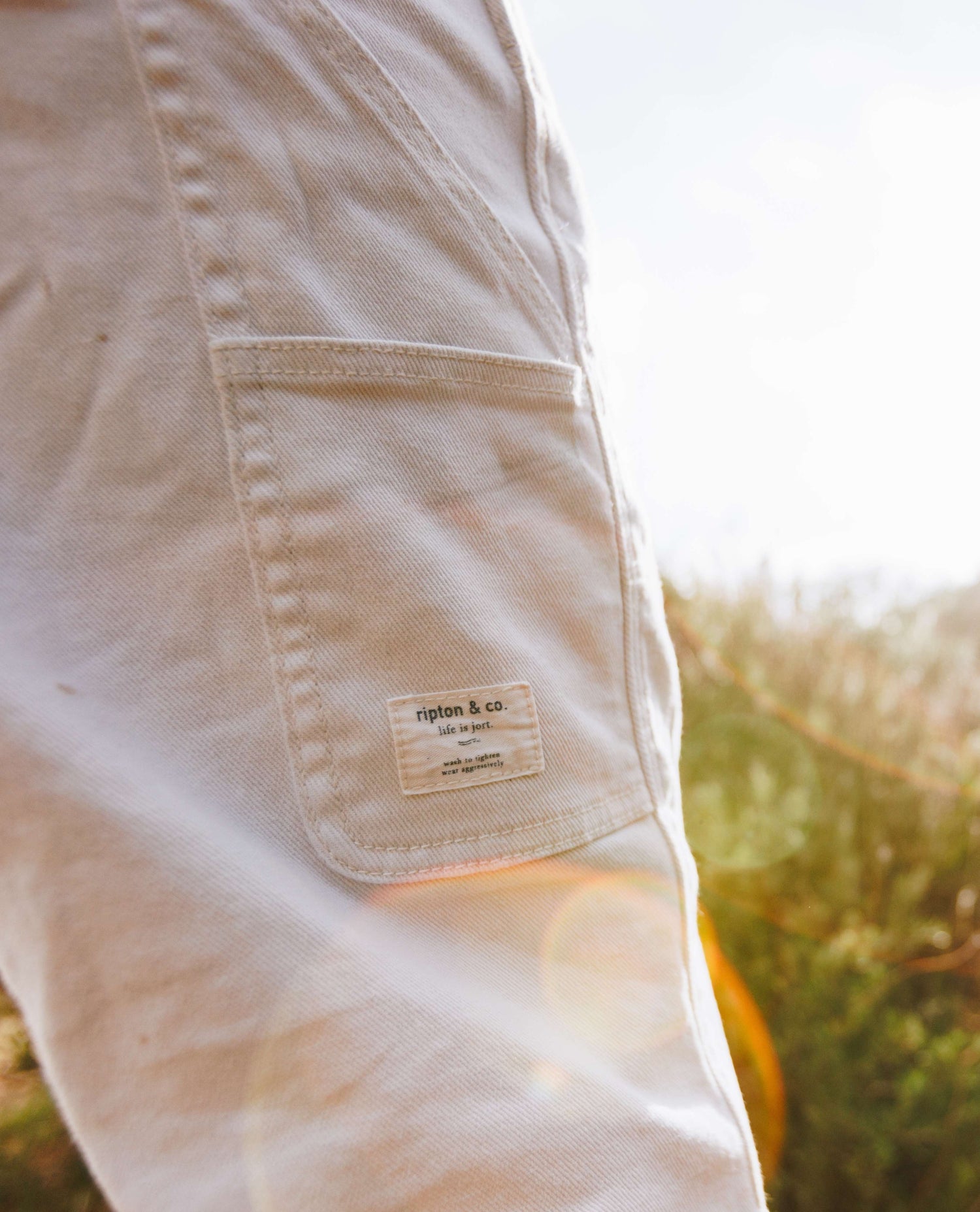 Jon Simek wearing bone utility detail