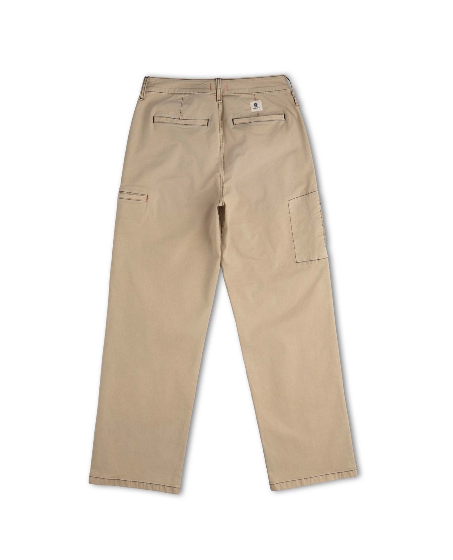Beige pants on a white background