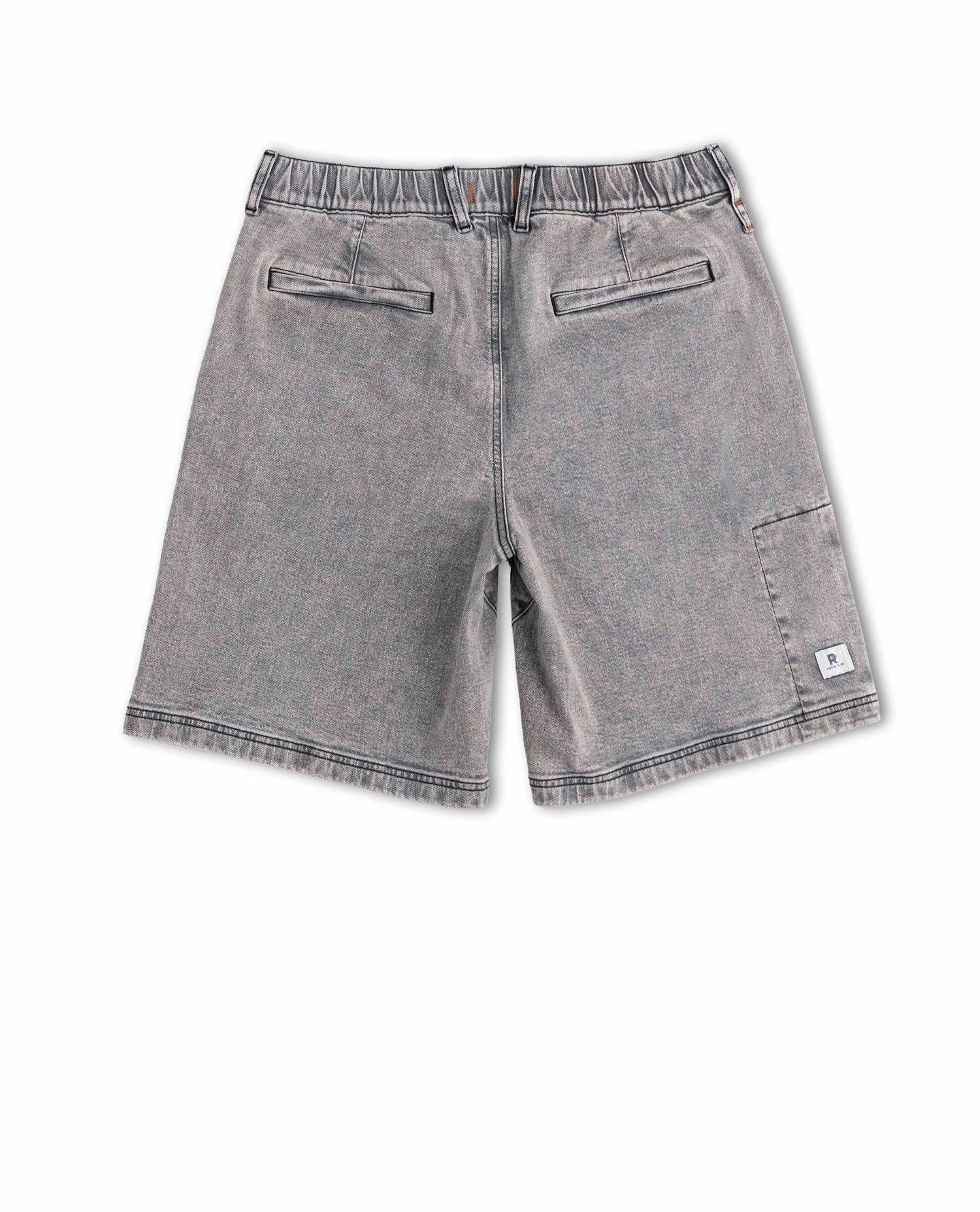 Gray shorts on a white background