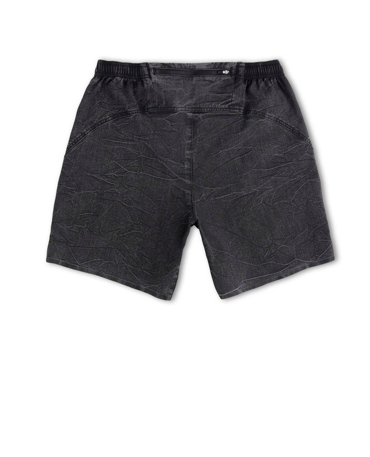 Black shorts on a white background