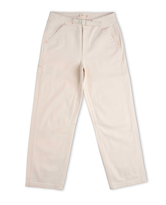 Beige pants on a white background