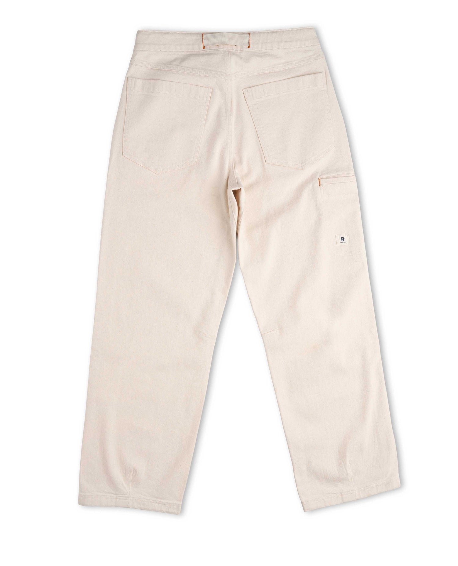 Beige pants on a white background