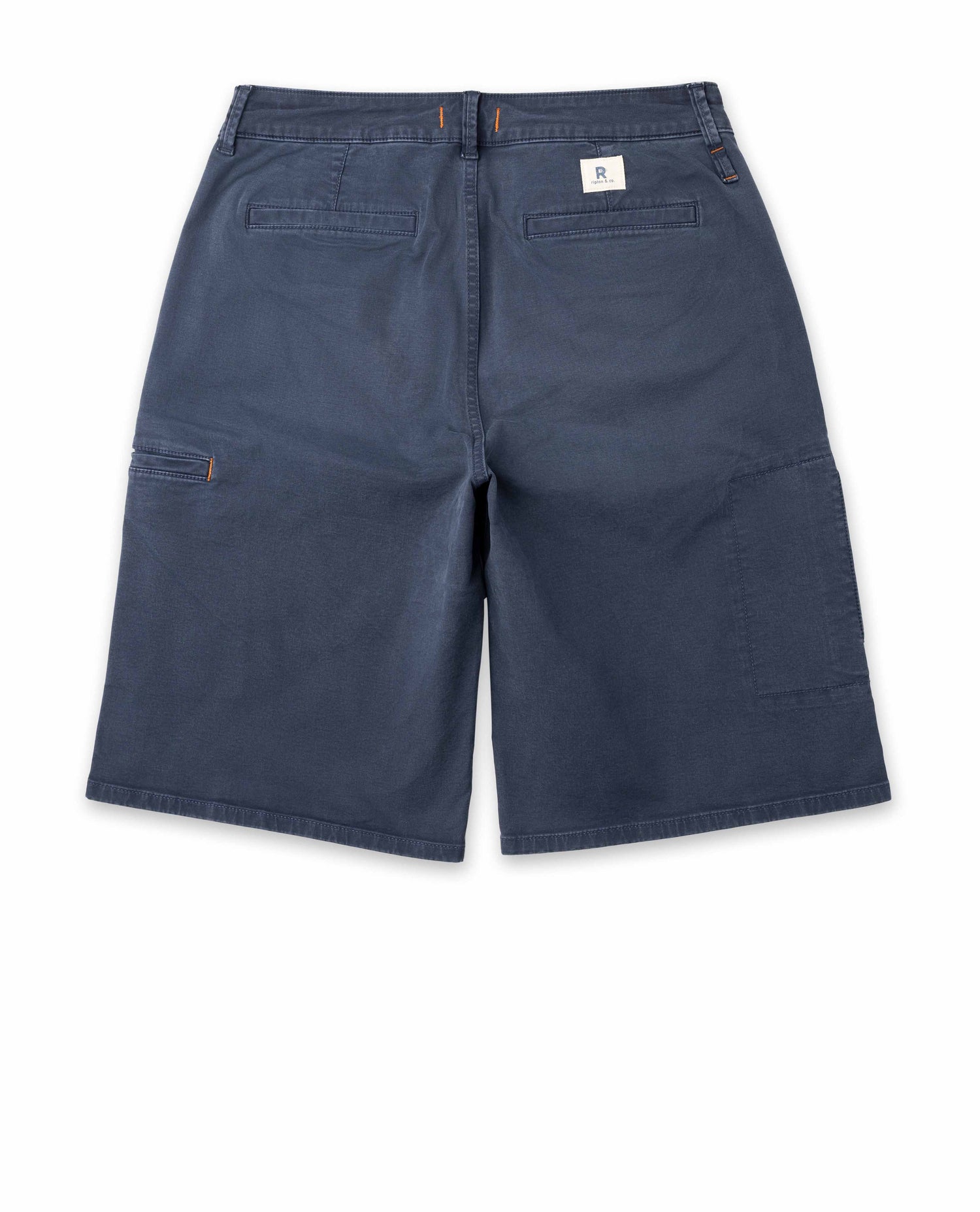 Navy blue shorts on a white background