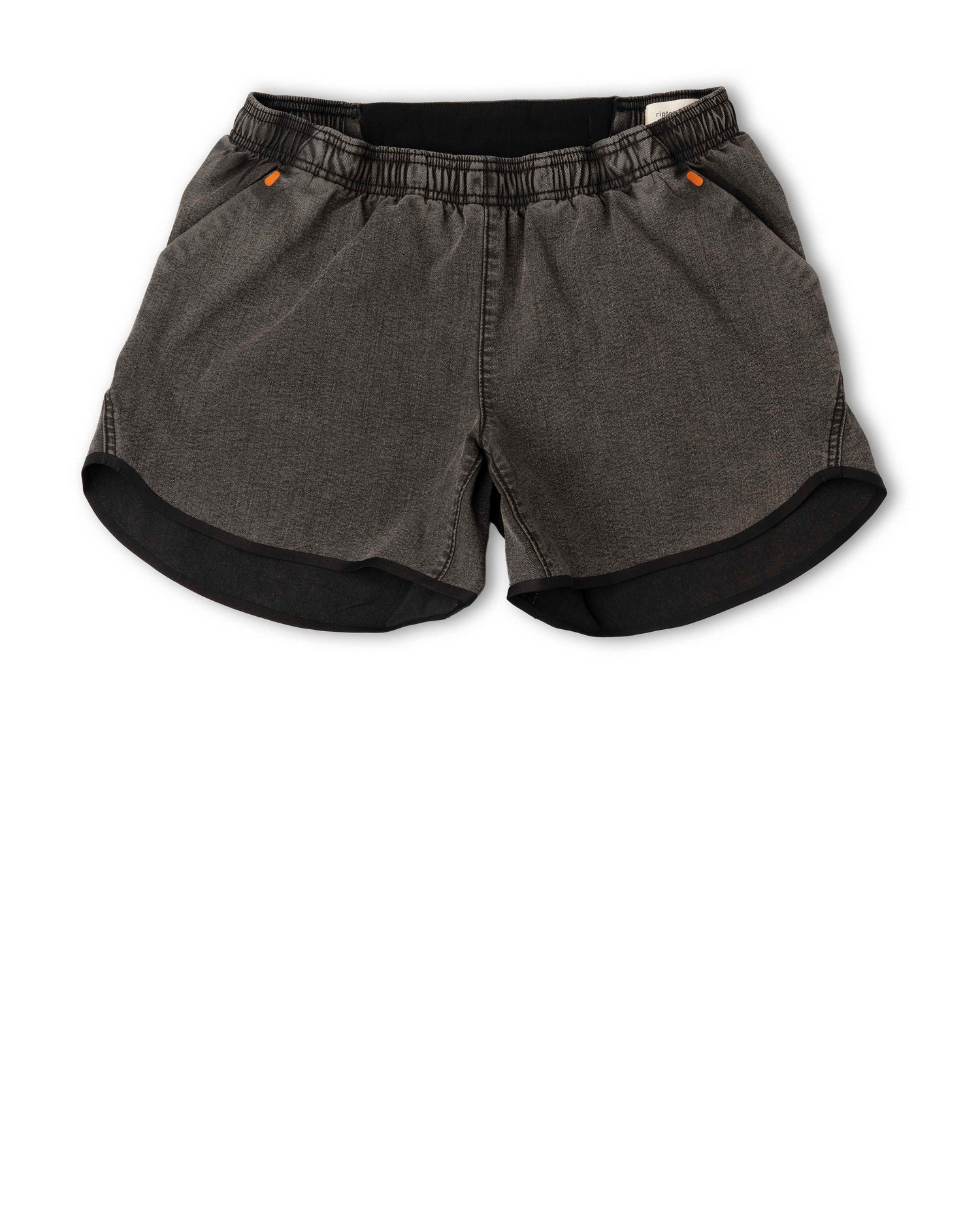 Gray shorts on a white background