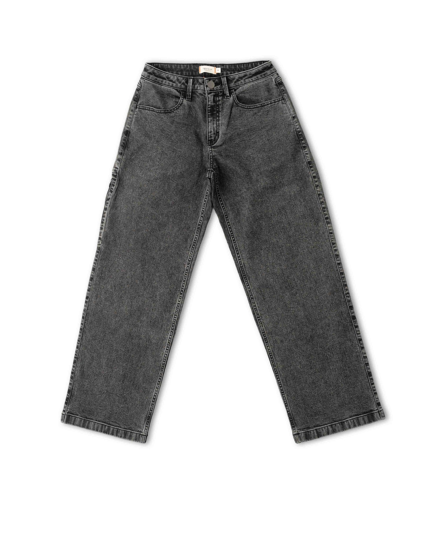 Black jeans on a white background